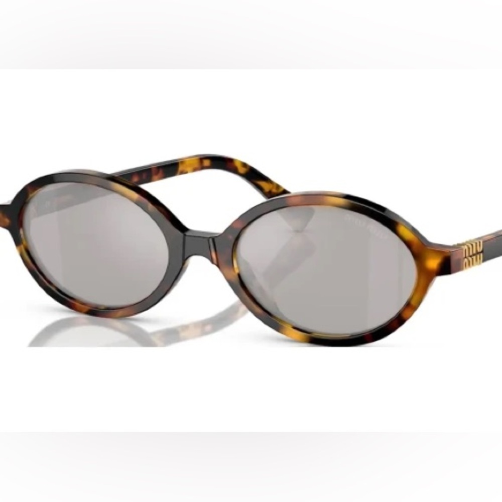 Miu Miu Brown Tortoiseshell Sunglasses